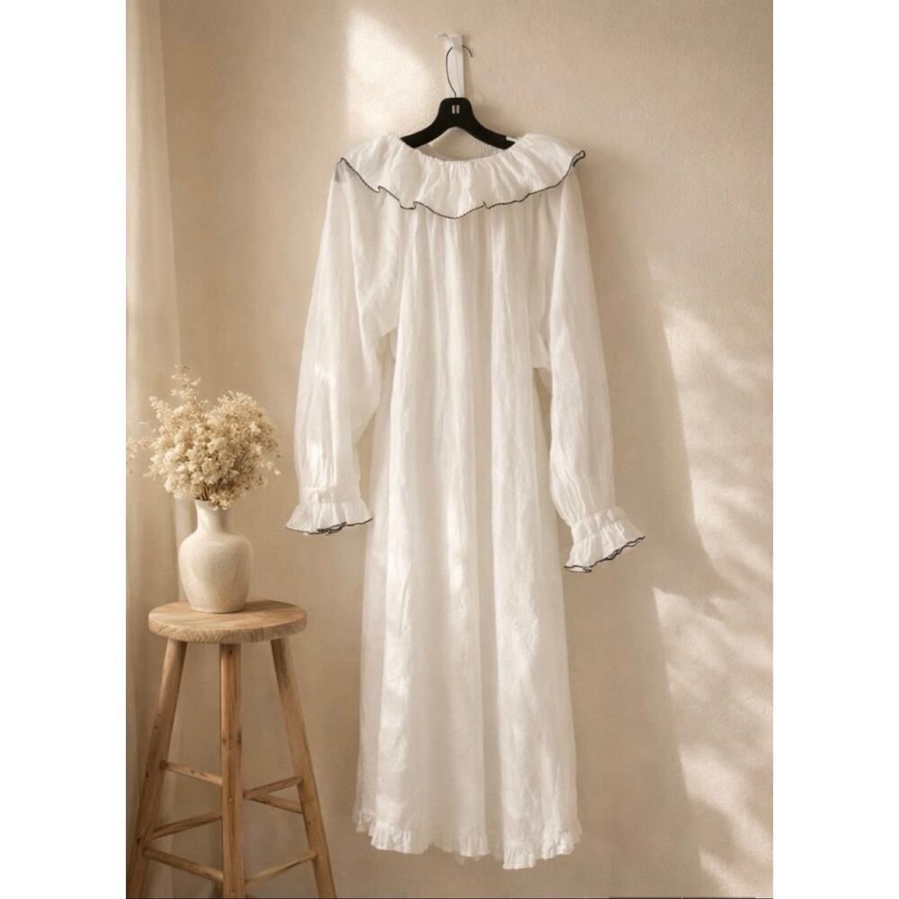 Rudy Jude Gauze Dusk Dress White Size M — image 4 of 6
